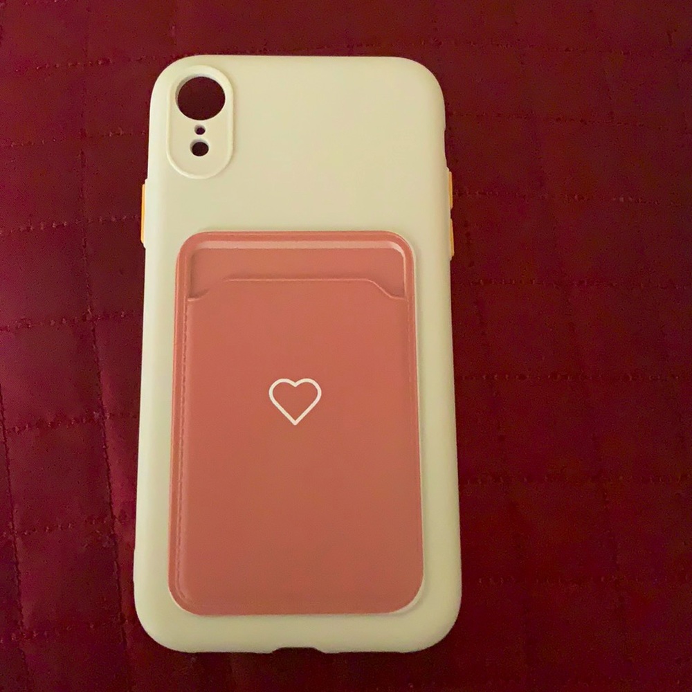 IPhone XR case with wallet pocket